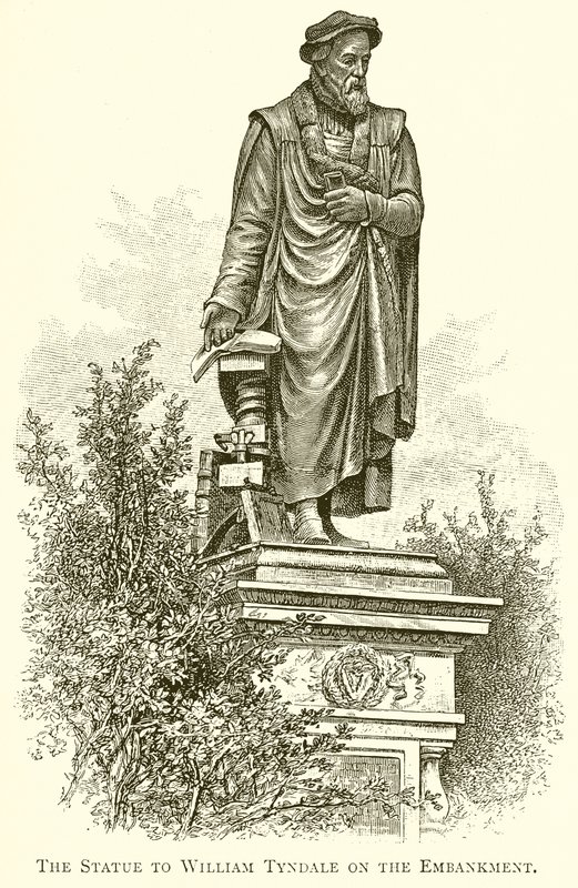La statue de William Tyndale sur l