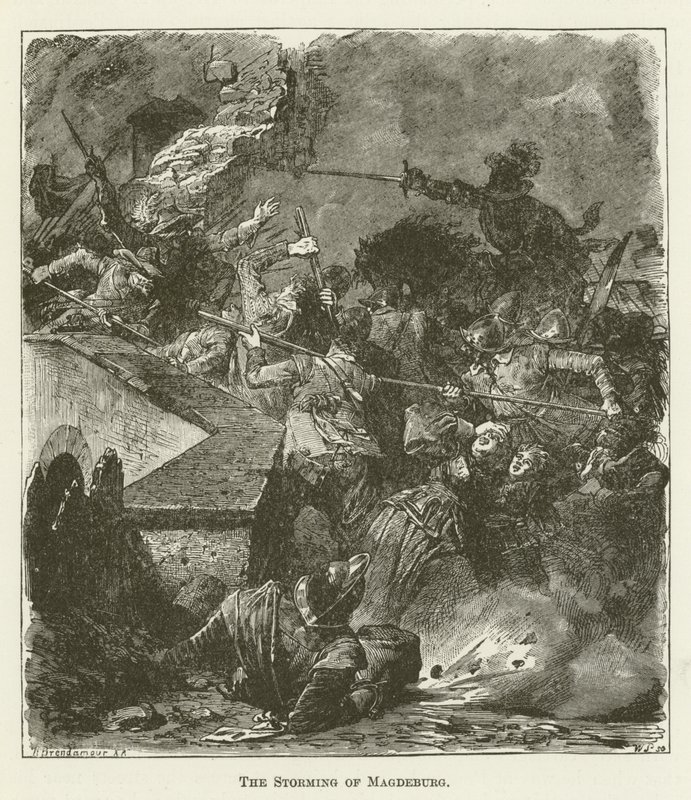 La prise de Magdebourg - English School