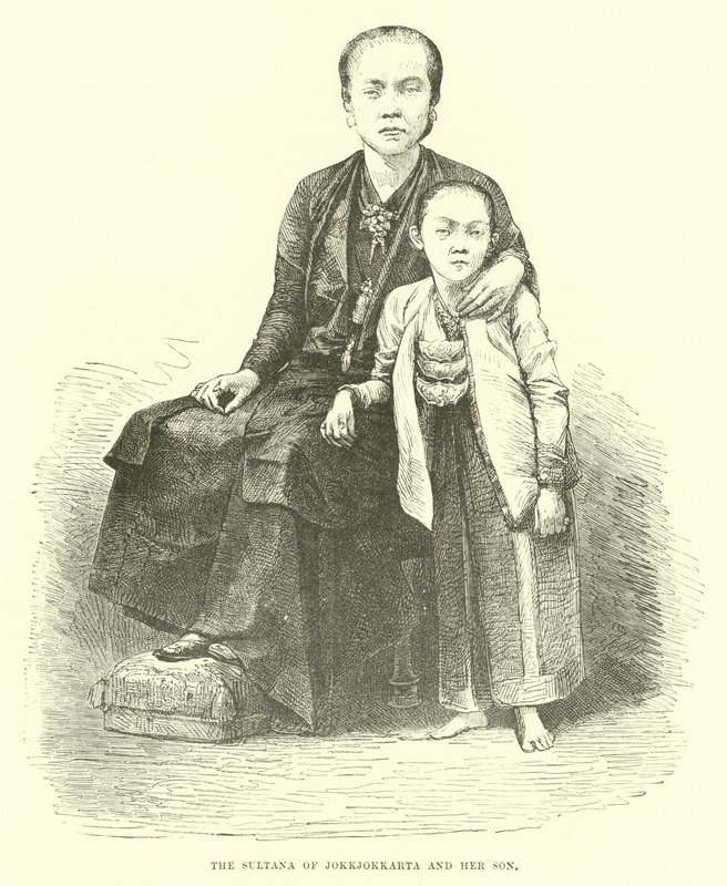 La Sultane de Jokkjokkarta et son fils - English School