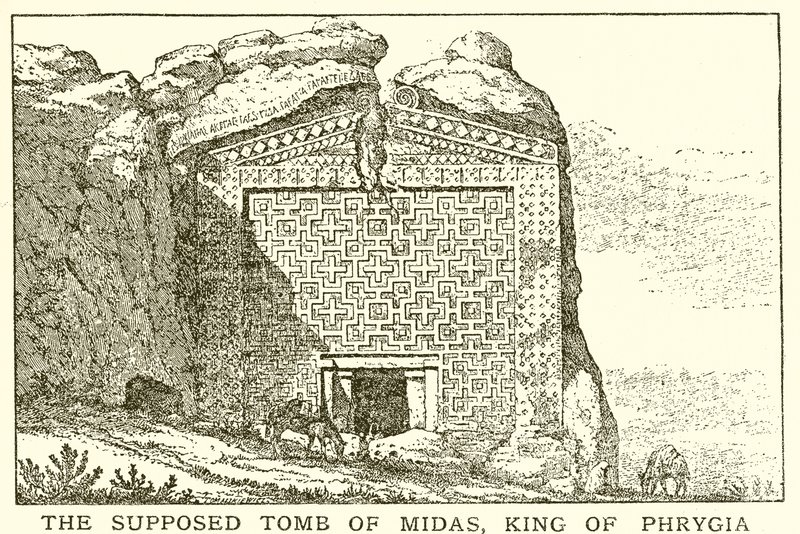 Le supposé tombeau de Midas, roi de Phrygie - English School