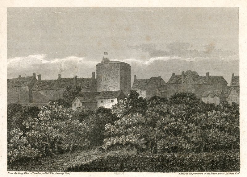 Le théâtre du Cygne sur Bankside tel qu
