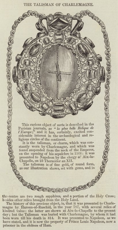 Le talisman de Charlemagne - English School
