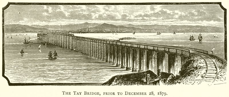 Le pont de Tay, avant le 28 décembre 1879 - English School