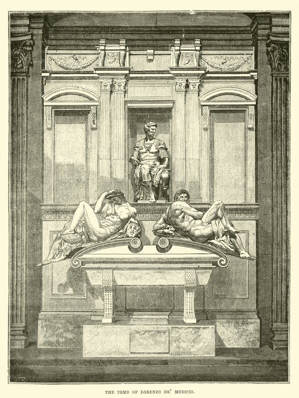 Le tombeau de Lorenzo de Médicis - English School