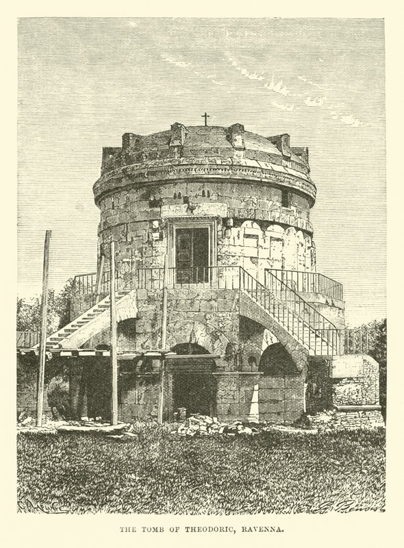 Le Tombeau de Théodoric, Ravenne - English School