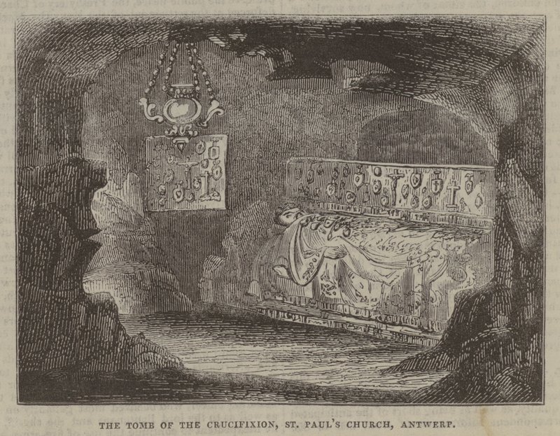 Le tombeau de la Crucifixion, Église Saint-Paul, Anvers - English School
