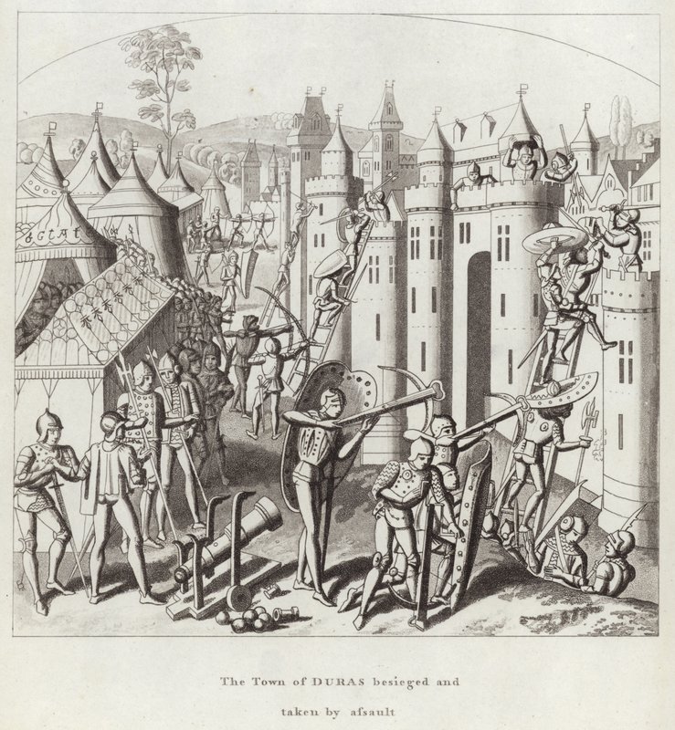 La ville de Duras assiégée et prise d