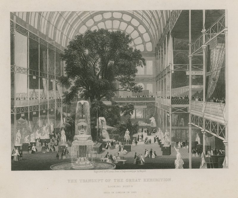 Le Transept de la Grande Exposition, regardant vers le nord - English School