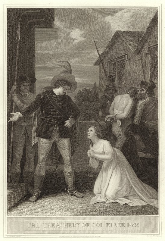 La trahison du colonel Kirke 1685 - English School