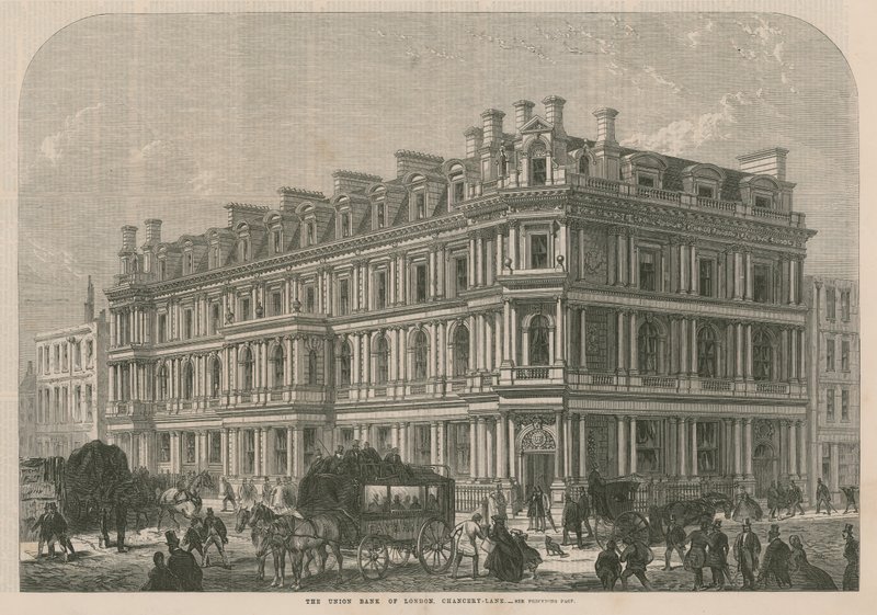 La Union Bank of London sur Chancery Lane - English School