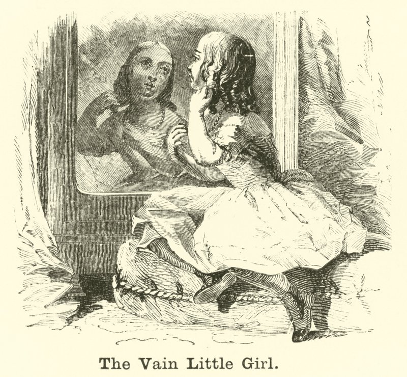 La petite fille vaniteuse - English School