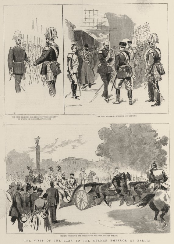La visite du tsar à l