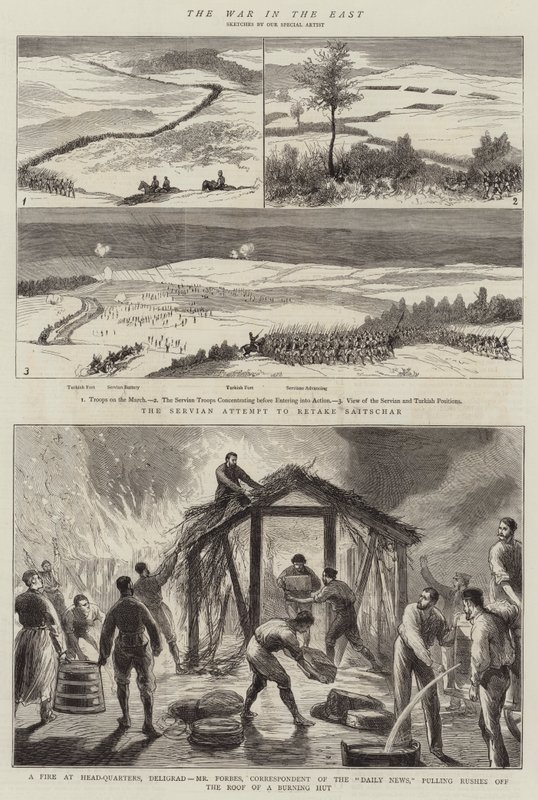 La guerre en Orient (gravure) - English School