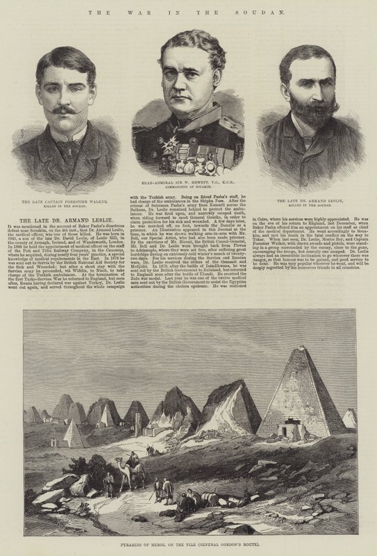 La guerre au Soudan (gravure) - English School