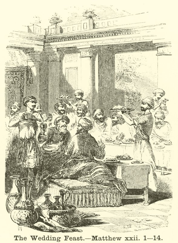 Le festin de noces, Matthieu, xxii, 1, 14 - English School