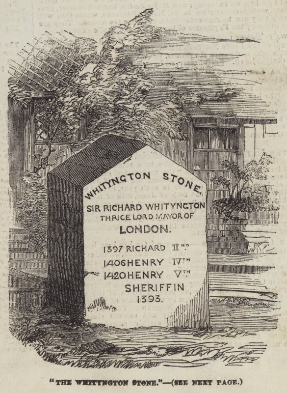 La pierre de Whityngton - English School