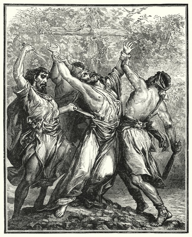 Les Mauvais Vignerons (gravure) - English School