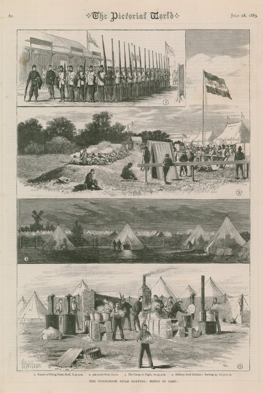 La réunion de tir de Wimbledon - English School