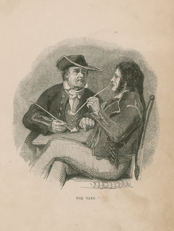 Le Fil; illustration de Poor Jack par Frederick Marryat - English School
