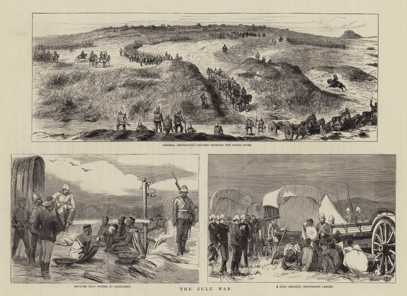 La guerre zouloue (gravure) - English School