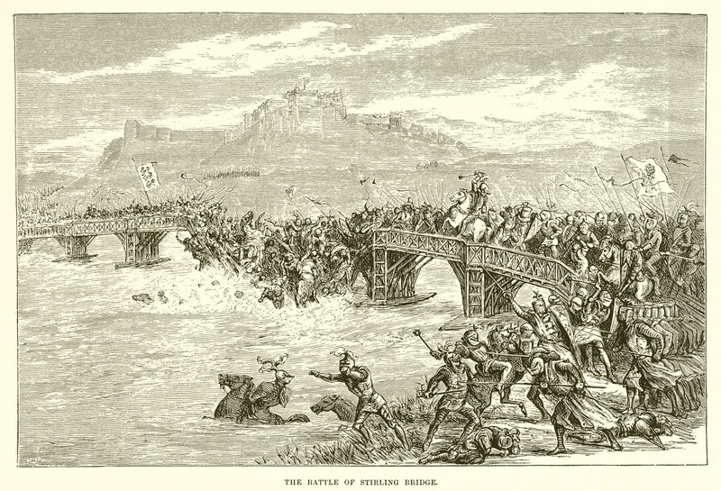 La bataille du pont de Stirling - English School