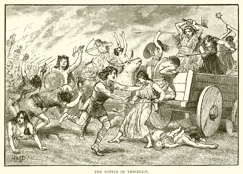 La bataille de Verceil - English School