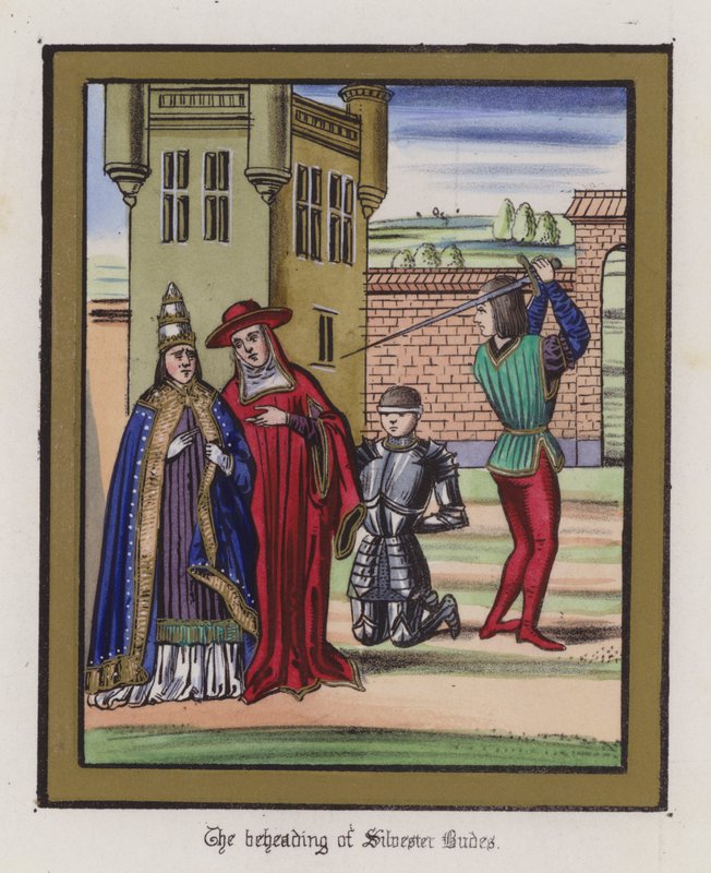 La décapitation de Sir Silvester Budes - English School