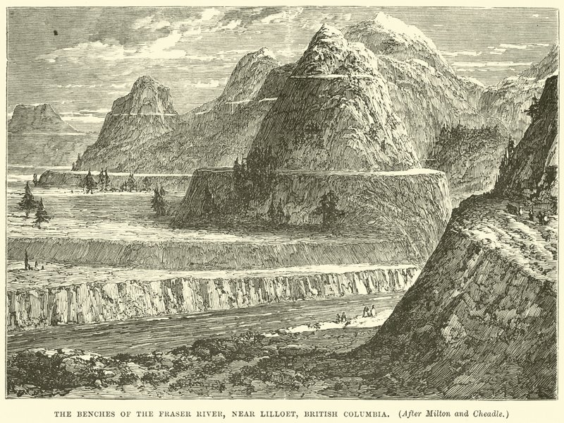 Les bancs de la rivière Fraser, près de Lilloet, Colombie-Britannique - English School