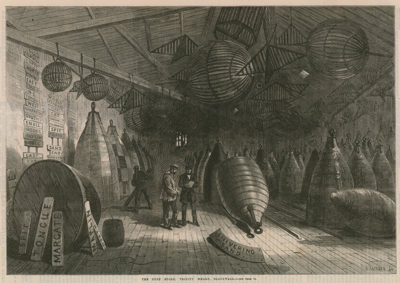 Le magasin de bouées, Trinity Wharf, Blackwell - English School