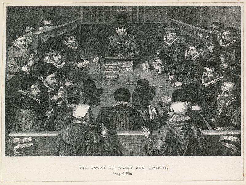 La cour des wards et des livrées à l