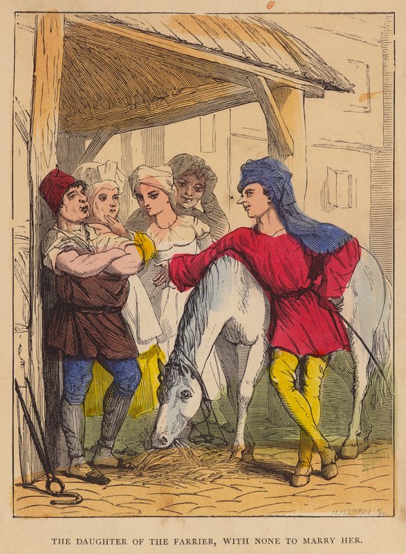 La fille du maréchal-ferrant, sans personne pour l