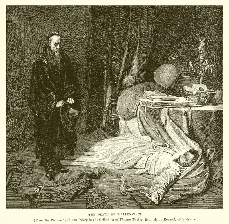 La mort de Wallenstein - English School