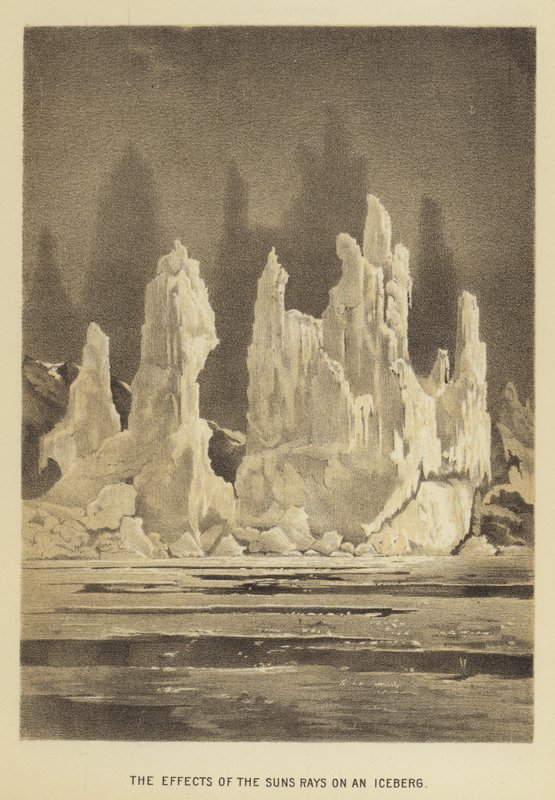 Les effets des rayons du soleil sur un iceberg - English School