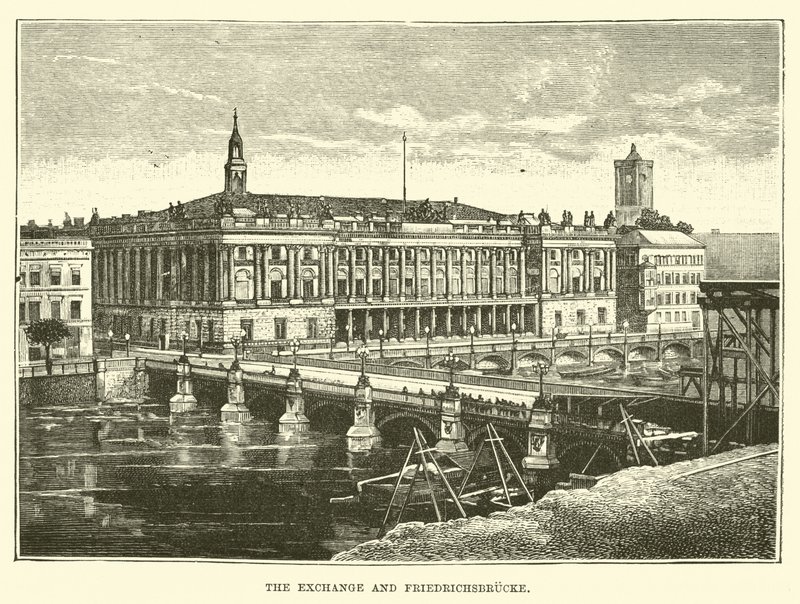 La bourse et Friedrichsbrucke - English School