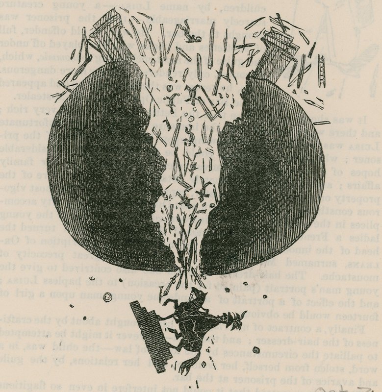 La chute de la statue de Wellington; caricature - English School