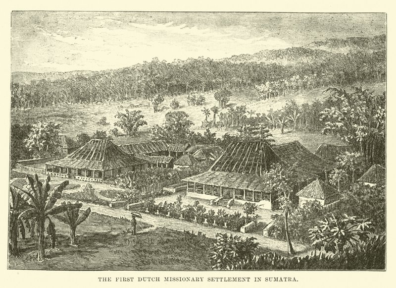 La première colonie missionnaire néerlandaise à Sumatra - English School