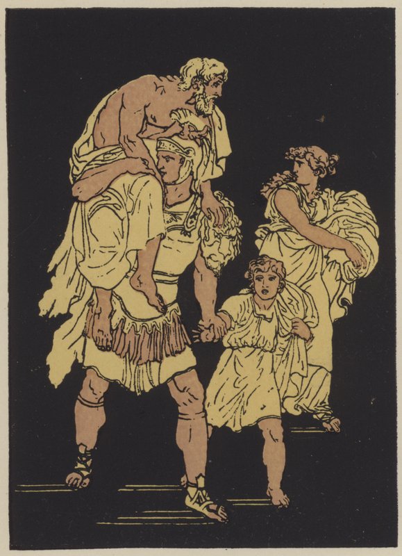 La fuite de Troie - English School