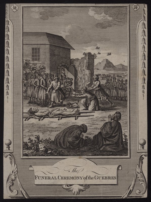 La cérémonie funéraire des Guèbres - English School