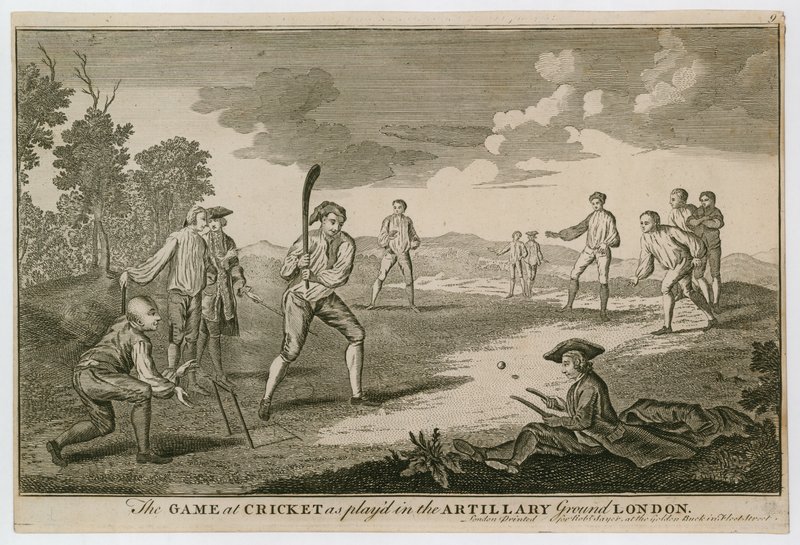 Le jeu de cricket tel qu