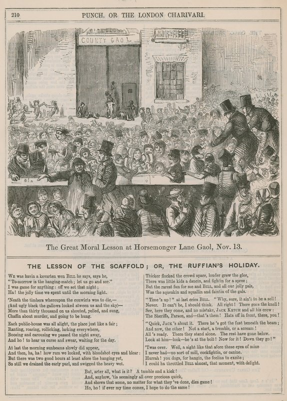 La grande leçon morale à la prison de Horsemonger Lane - English School