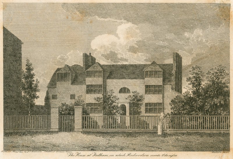 Maison à Parsons Green, près de Fulham, Londres, où Samuel Richardson a écrit Clarissa - English School