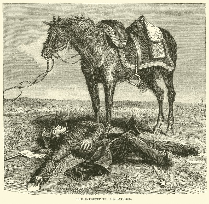 Les dépêches interceptées, janvier 1871 - English School