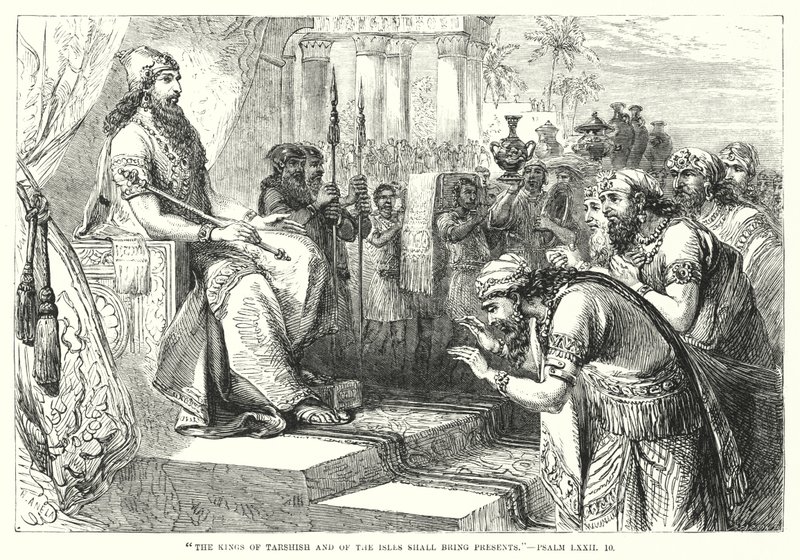Les rois de Tarsis et des îles apporteront des présents, Psaume LXXII - English School
