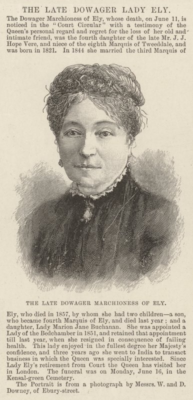 La défunte marquise douairière d