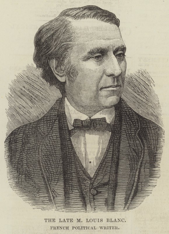 Feu M. Louis Blanc, écrivain politique français (gravure) - English School