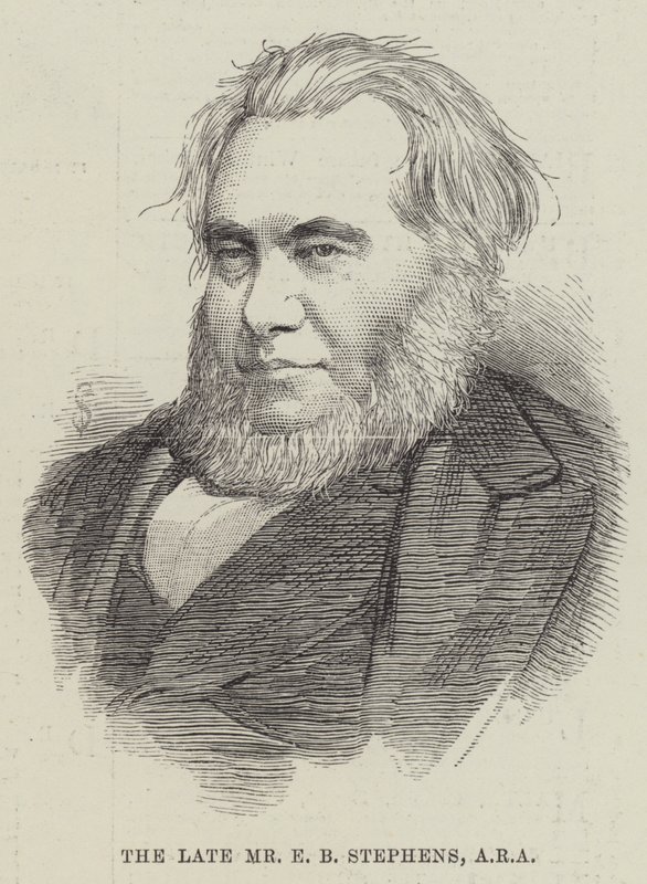 Feu M. E B Stephens, ARA (gravure) - English School