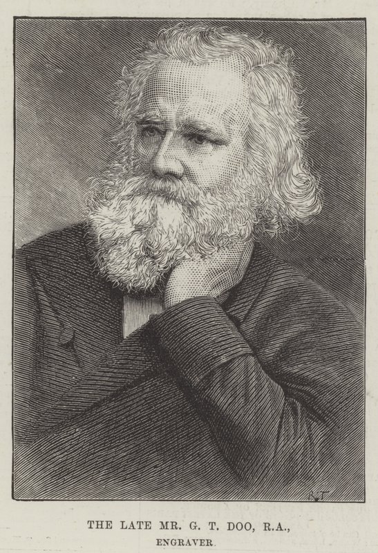 Feu M. G T Doo, RA, graveur (gravure) - English School