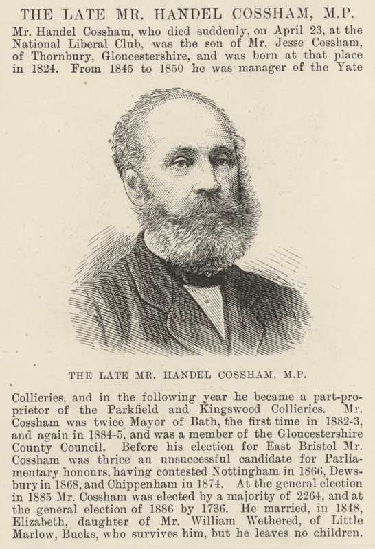 Le défunt M. Handel Cossham, MP - English School