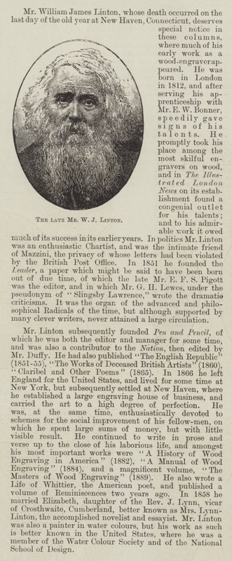 Feu M. W J Linton - English School
