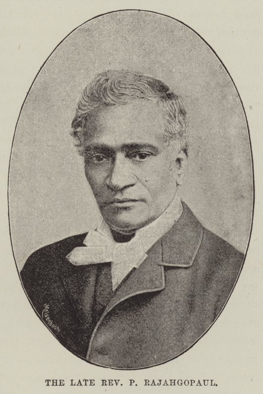 Le défunt Révérend P Rajahgopaul - English School